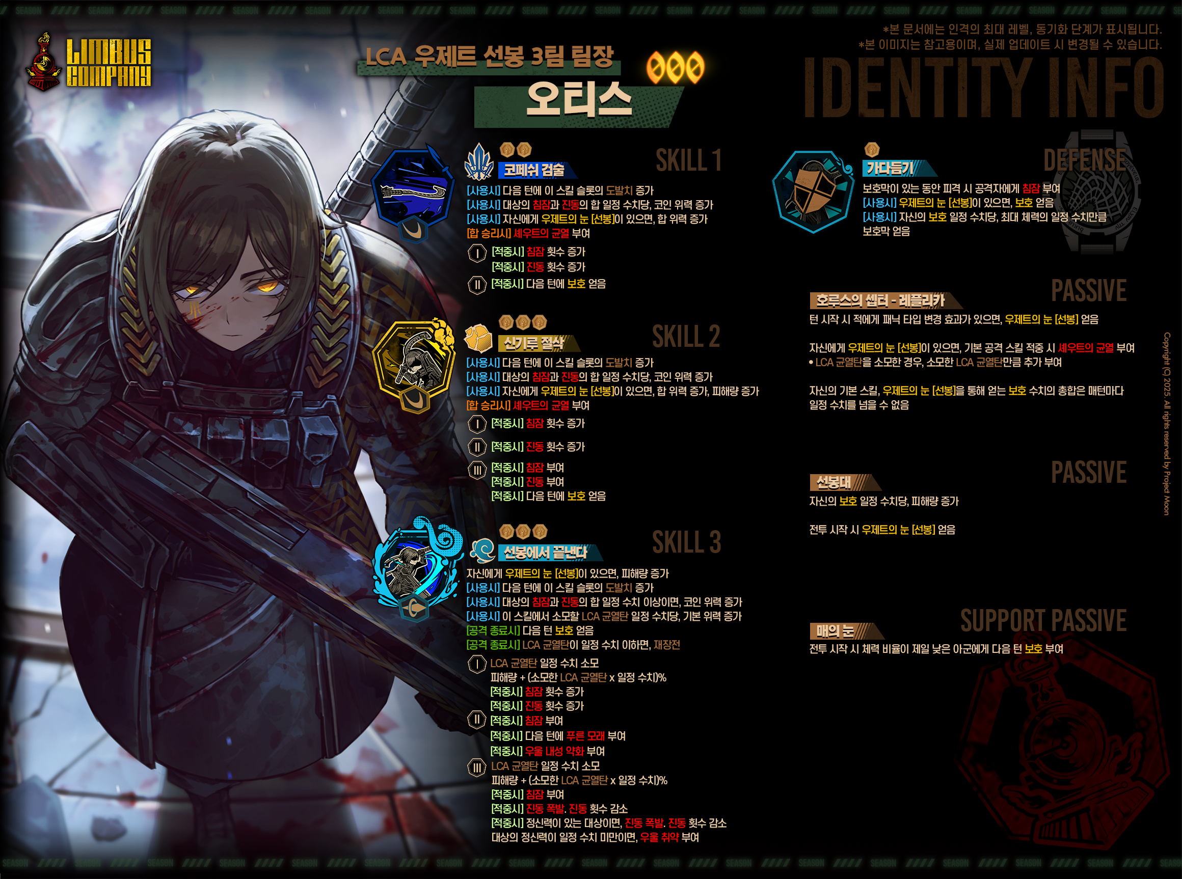 미밐: 림버스 컴퍼니 12/31 업데이트 내역 및 신규 인격 2종 스킬셋 공개