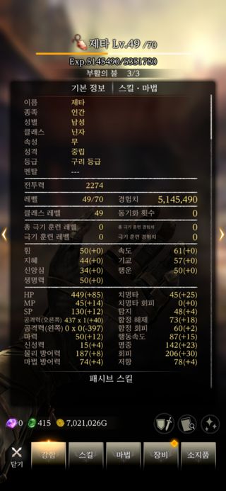 이게 위저드리 배리언트 다프네 주인공이다