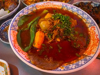 방송전에 친구랑 먹은거