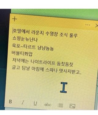J가 보고 기겁한 P의 여행 계획