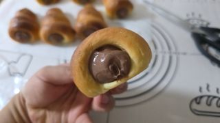 초코소라빵 완성!