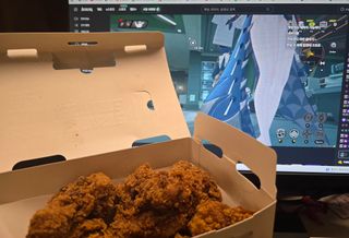 치킨 먹을땐 퀴디온 방송