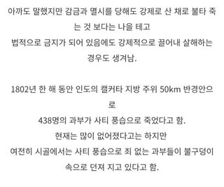 호러)기괴한 린도의 장례문화 