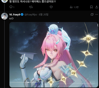 명조콘을 가고 싶었던 발로란트 프로 선수