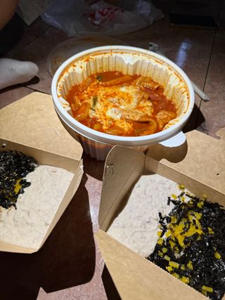 저녁에 먹은 엽떡