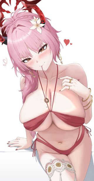 수영복 사츠키의 터질듯한