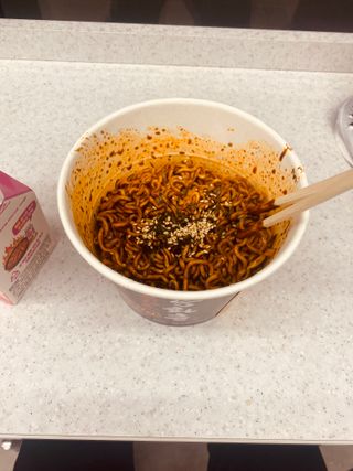 올만에 야식