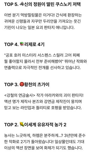 라프텔 4월 인기순위