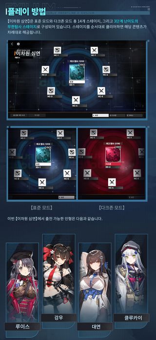 소녀전선2 망명 '이차원 심연' 제2기 콘텐츠 소개