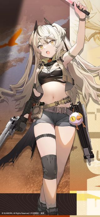 소녀전선2 망명 중섭 '고요의 피스티' 버전 공식 월페이퍼 배포