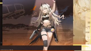 소녀전선2 망명 중섭 '고요의 피스티' 버전 공식 월페이퍼 배포
