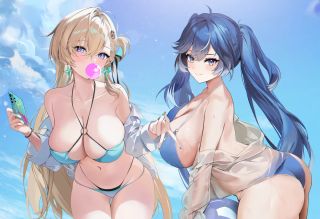 수영복 린네&유노