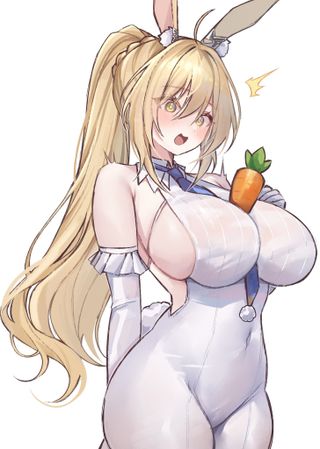 가슴사이에 낀 당근