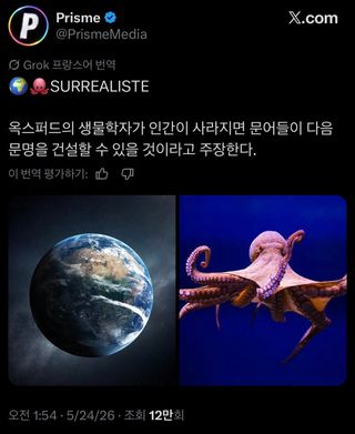 (유머) 다음 신인류는 두족류다.