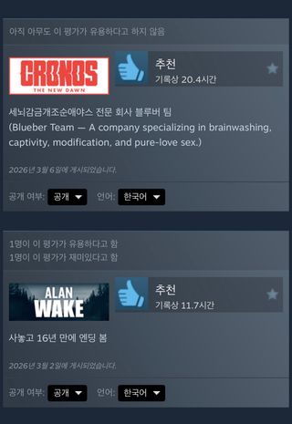 극과 극 게임평가